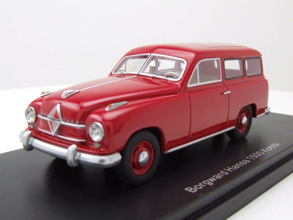1951 Borgward Hansa 1500 Kombi Rojo 1:43 NEO Scale Models 47110