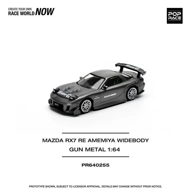 1999 Mazda RX7 Re-Amemiya Gris Metalizado 164 Pop Race PR640255