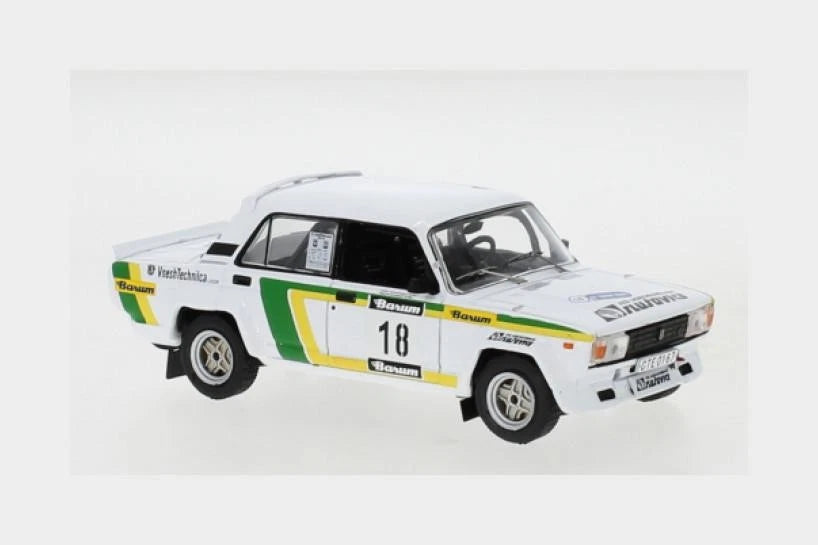 1988 Lada VAZ 2105 VFTS Nº18 Blahna/Schovanek Rally Barum Tribec 1:43 IXO Models RAC422.22