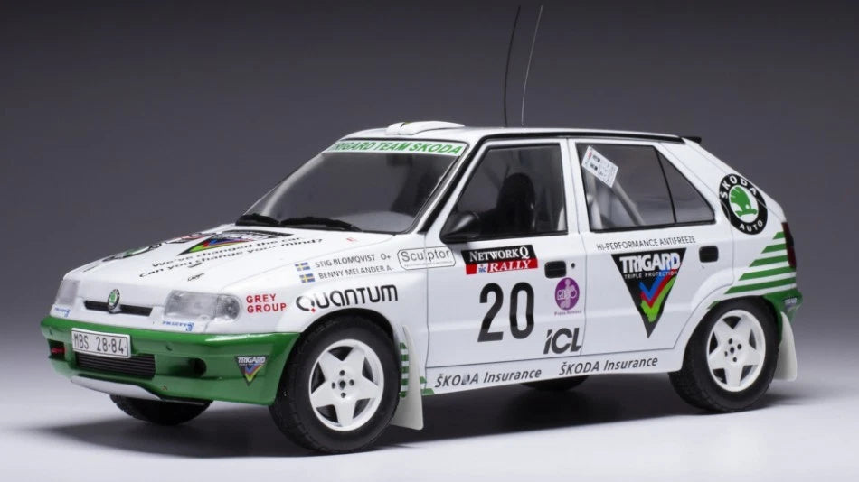 1995 Skoda Felicia Kit Car Nº20 Blomqvist/Melander RAC Rally 1:18 IXO Models 18RMC147.22