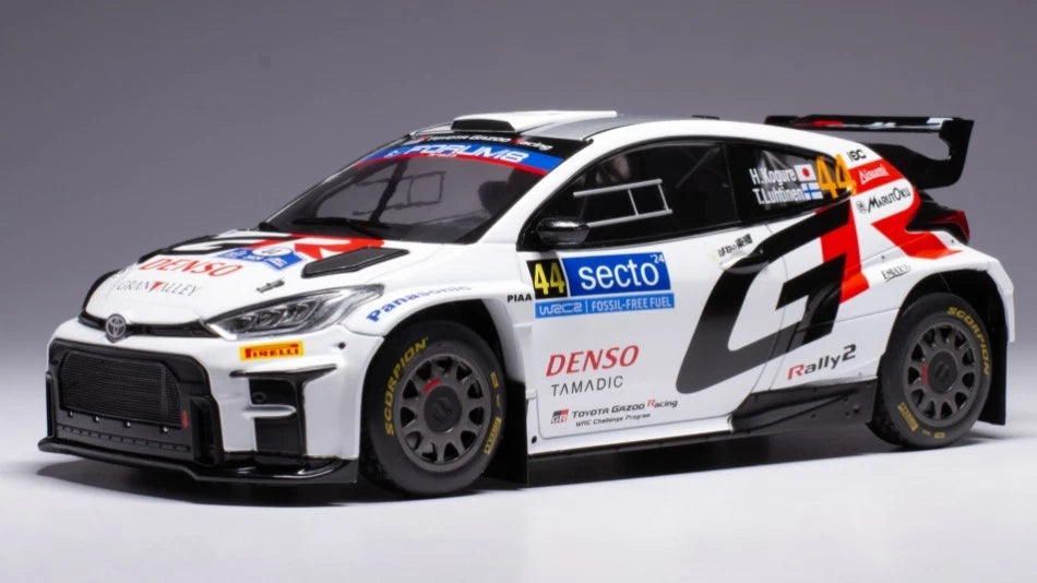 2024 Toyota GR Yaris Rally2 Nº44 H.Kogure/T.Luhtinen Rally de Finlandia WRC2 1:18 IXO Models 18RMC212B.22
