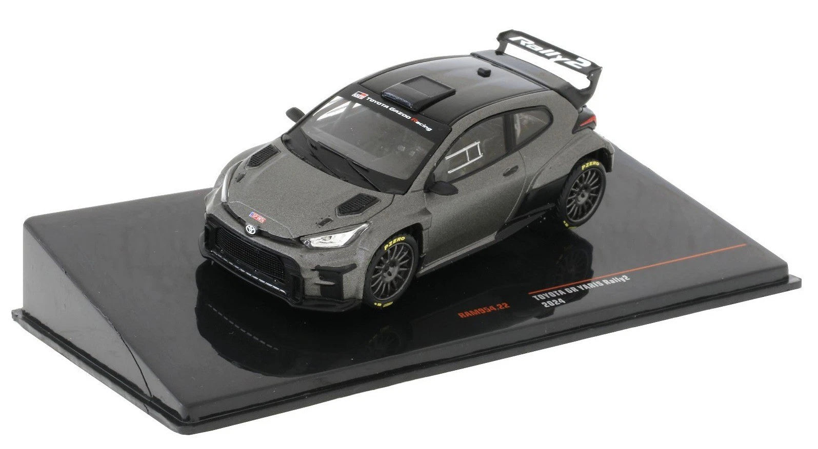 2024 Toyota GR Yaris Rally2 Gris 1:43 IXO Models IXORAM954.22