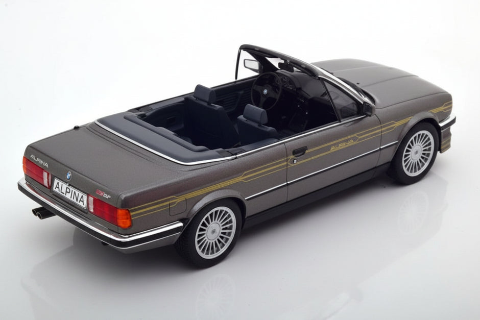 1986 BMW Alpina C2 2.7 E30 Convertible Gris Metalizado 1:18 MC Group 18384