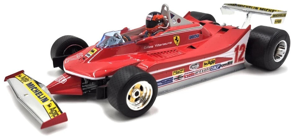1979 Ferrari 312T4 Scuderia SpA SEFAC Nº12 Gilles Villeneuve Ganador GP F1 Estados Unidos 1:18 Bburago 16814 01546