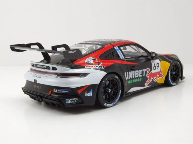2024 Porsche 911 GT3 Cup (992) Nº69 K.Rovanperä Copa Porsche Zolder 1:18 IXO Models 18RMC226.22