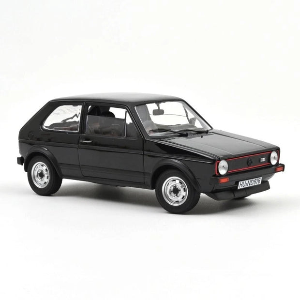 1982 Volkswagen Golf 1 Pirelli Negro Metalizado 1:18 Welly 18039