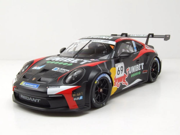 2024 Porsche 911 GT3 Cup (992) Nº69 K.Rovanperä Copa Porsche Zolder 1:18 IXO Models 18RMC226.22