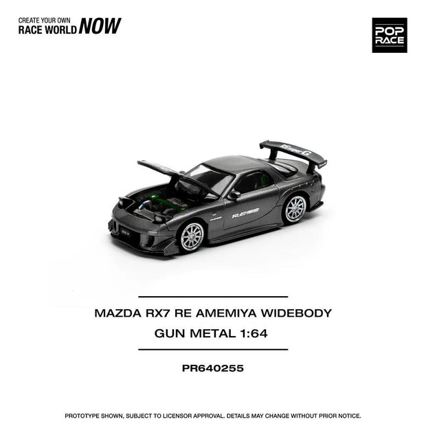 1999 Mazda RX7 Re-Amemiya Gris Metalizado 164 Pop Race PR640255