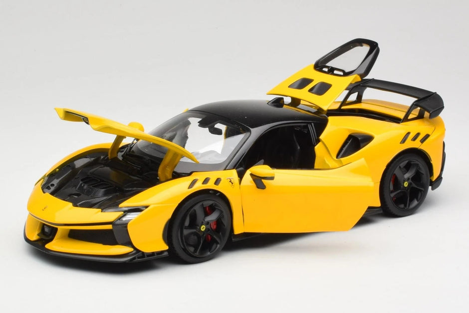 2024 Ferrari SF90XX Stradale Amarillo Modena 1:18 Bburago 16020