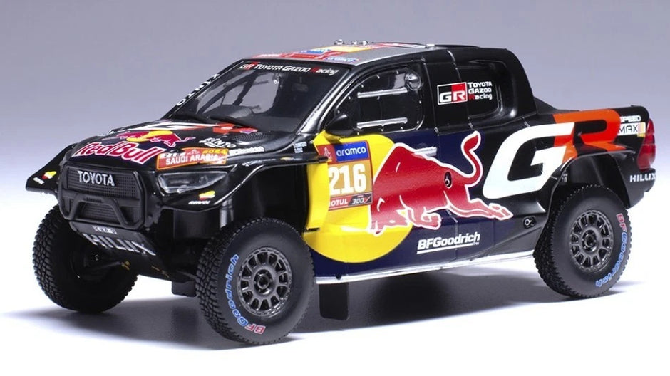 2024 TOYOTA GR DKR HILUX EVO T1U N216 QUINTERO/ZENZ RALLY DAKAR 1:43 IXO MODELS