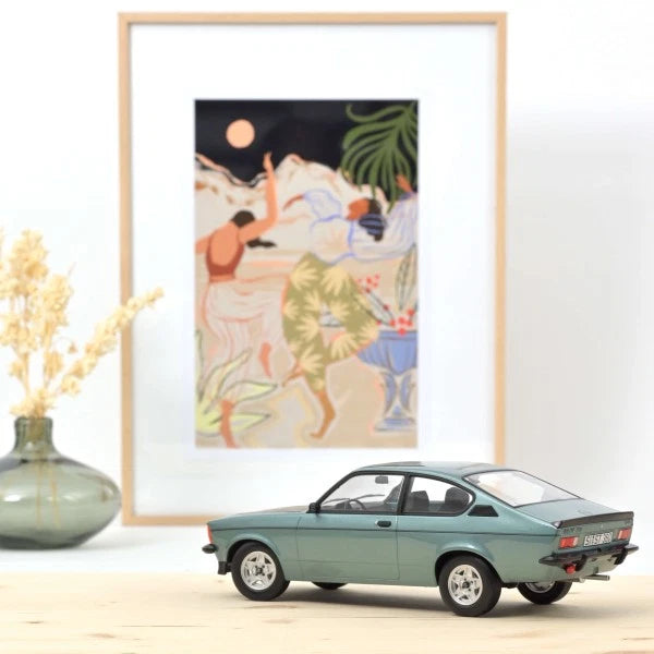 1978 Opel Kadett Rallye Winterfest Turquesa 1:18 Norev 183654