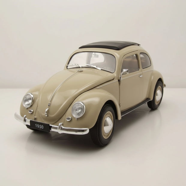 1950 Volkswagen Classic T1 Kafer Beetle Beige 1:18 Welly 18040