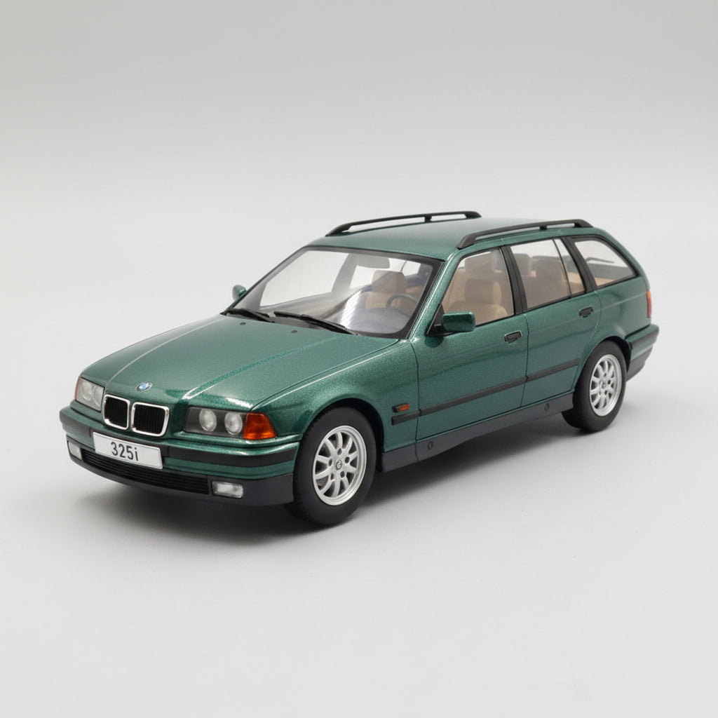1995 BMW Serie 3 (E36) Touring Verde Oscuro Metalizado 1:18 MC Group 18366