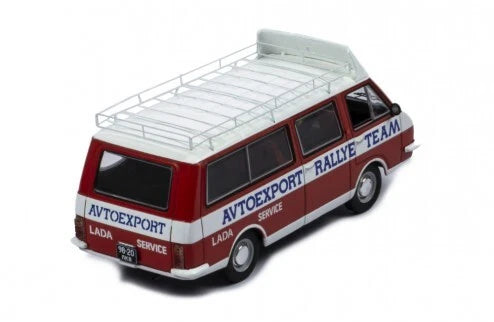 1973 RAF 2203 Avtoexport Rallye Team Assistance Lada Rojo/Blanco 1:43 IXO Models RAC395X