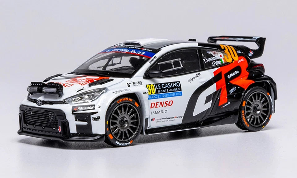 2025 Toyota GR Yaris Rally2 Nº30 Y.Yamamoto/J.Fulton Rally de Montecarlo WRC2 1:43 IXO Models 18RAM983.22