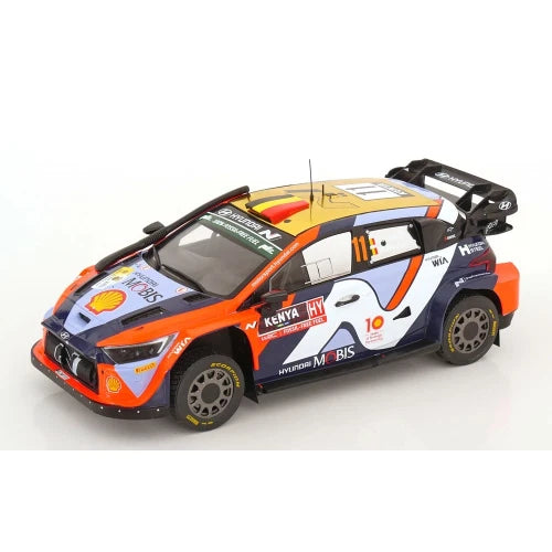 2024 Hyundai i20 N Rally1 Nº11 Neuville/Wydaeghe Rally Safari Kenia 1:18 IXO Models 18RMC208.22