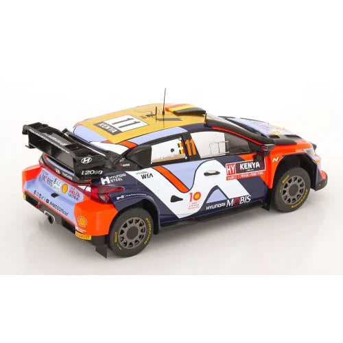 2024 Hyundai i20 N Rally1 Nº11 Neuville/Wydaeghe Rally Safari Kenia 1:18 IXO Models 18RMC208.22