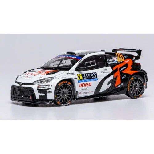 2025 Toyota GR Yaris Rally2 Nº26 H.Kogure/T.Luhtinen Rally de Montecarlo WRC2 1:43 IXO Models RAM982.22