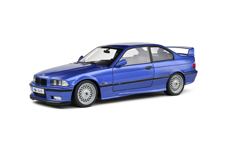 1991 BMW M3 Coupe (E36) Drift Azul Estoril 1:18 Solido S1803914