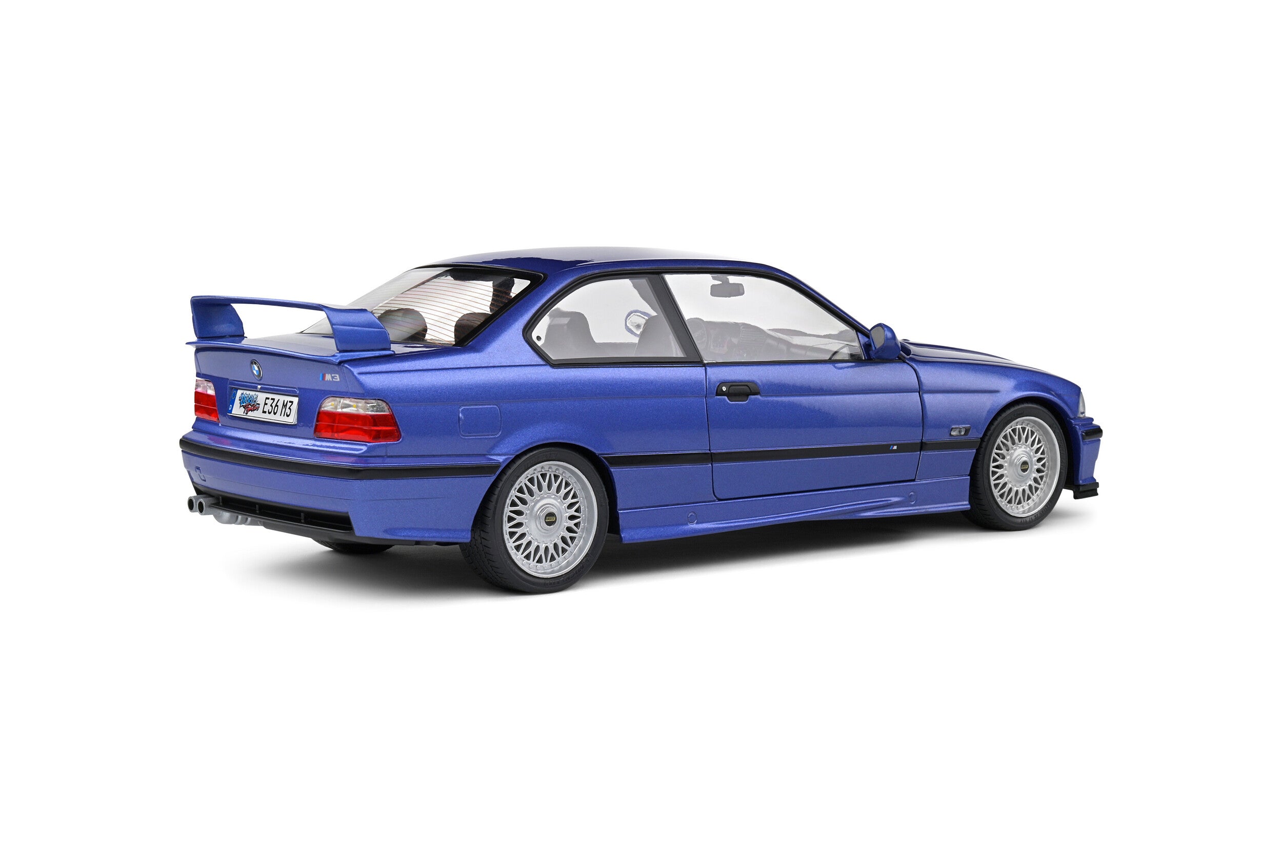 1991 BMW M3 Coupe (E36) Drift Azul Estoril 1:18 Solido S1803914
