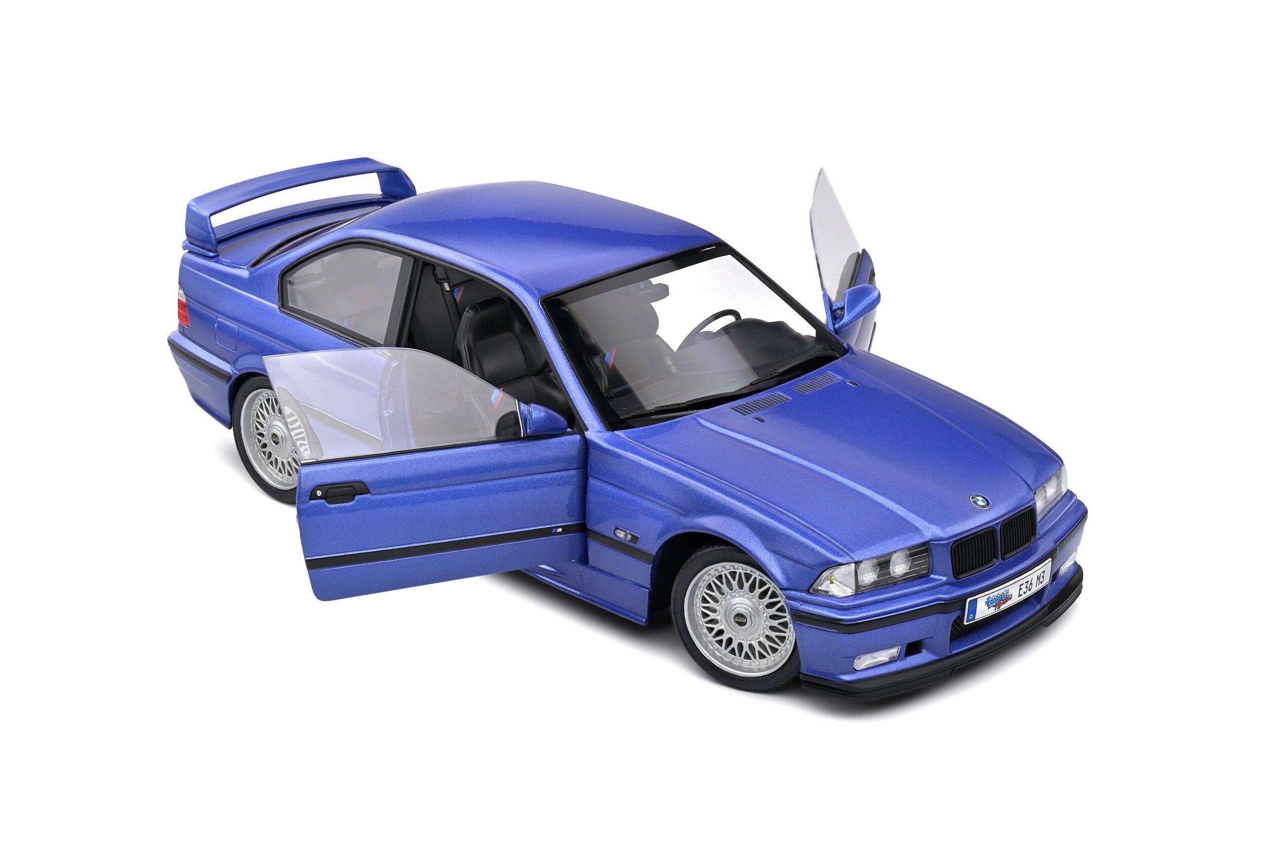 1991 BMW M3 Coupe (E36) Drift Azul Estoril 1:18 Solido S1803914