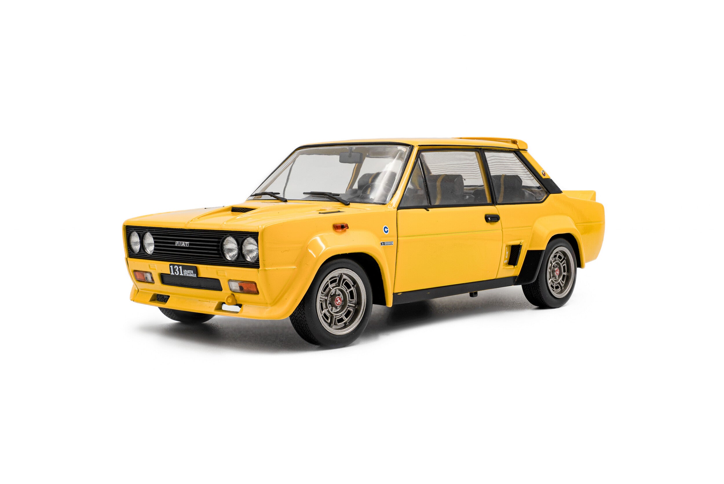 1980 Fiat 131 Mirafiori Abarth Amarillo 1:18 Solido