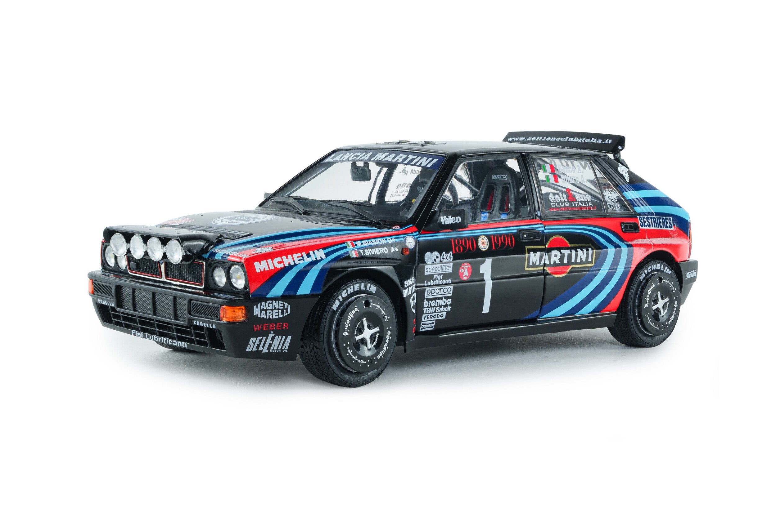 1990 Lancia Delta HF Integrale Nº1 Tributo Biason 1:18 Solido