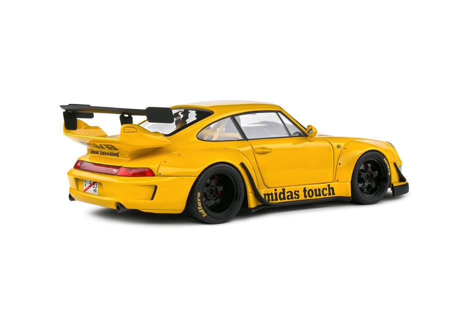 2020 Porsche 911 (993) RWB Rauh-Welt Midas Touch Amarillo 1:18 Solido S1808504