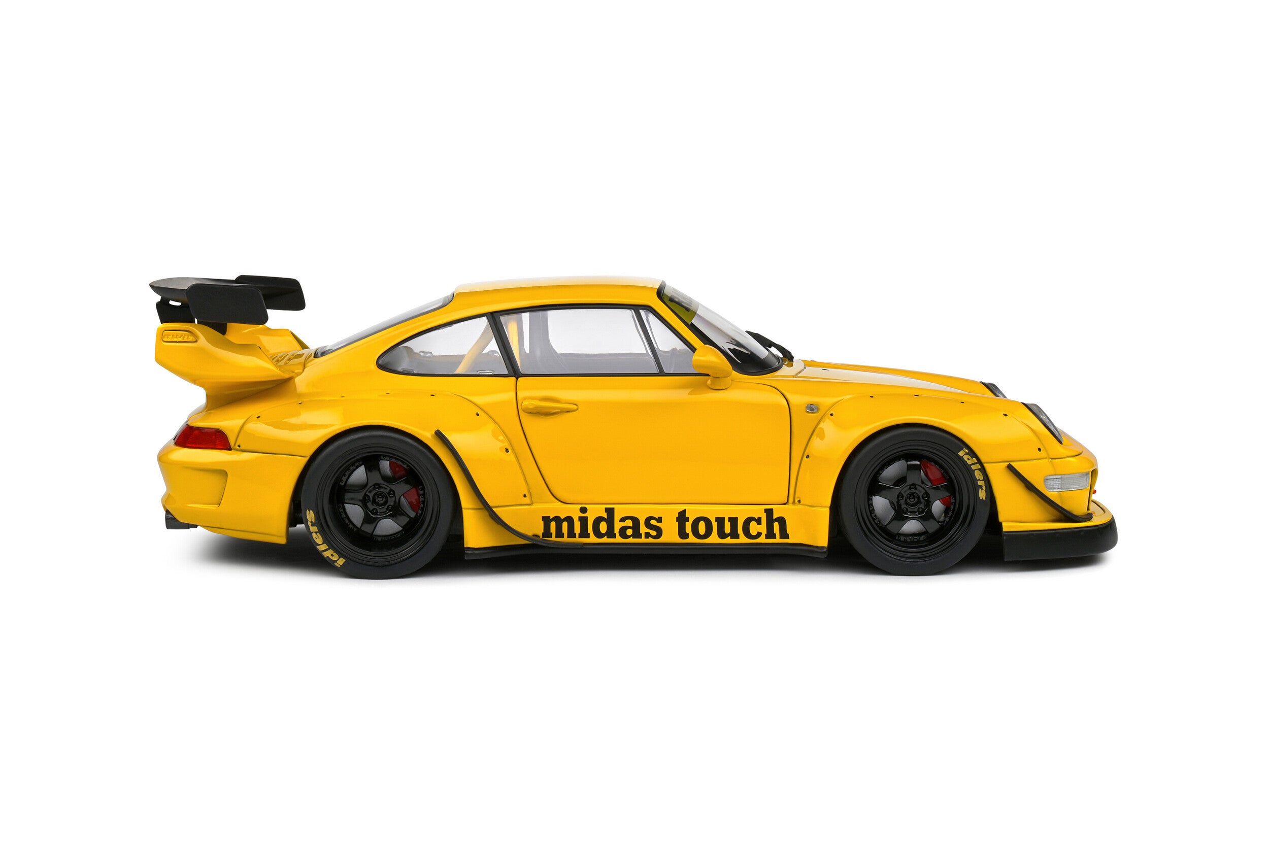 2020 Porsche 911 (993) RWB Rauh-Welt Midas Touch Amarillo 1:18 Solido S1808504