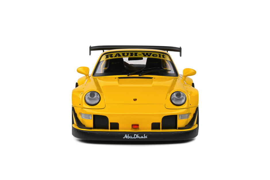 2020 Porsche 911 (993) RWB Rauh-Welt Midas Touch Amarillo 1:18 Solido S1808504