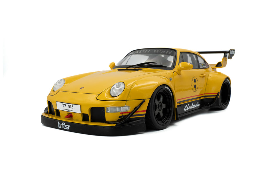 2020 Porsche 911 (993) RWB Rauh-Welt Cinderella Amarillo 1:18 Solido S1808507