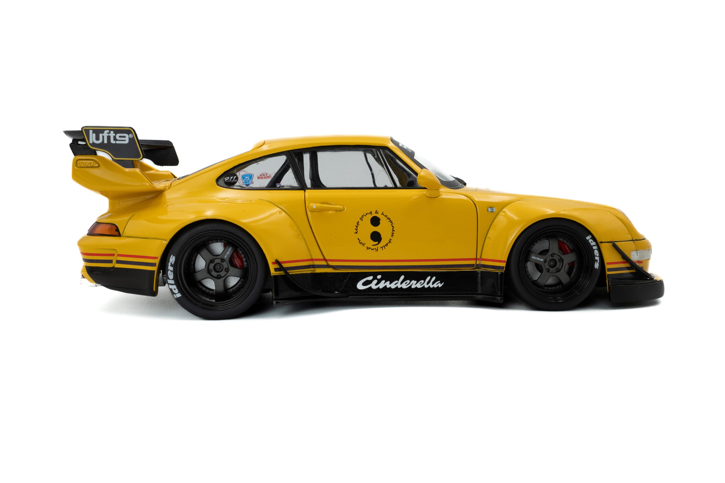 2020 Porsche 911 (993) RWB Rauh-Welt Cinderella Amarillo 1:18 Solido S1808507