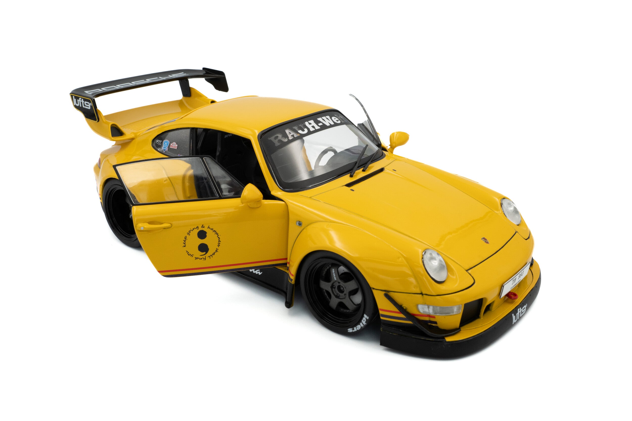2020 Porsche 911 (993) RWB Rauh-Welt Cinderella Amarillo 1:18 Solido S1808507