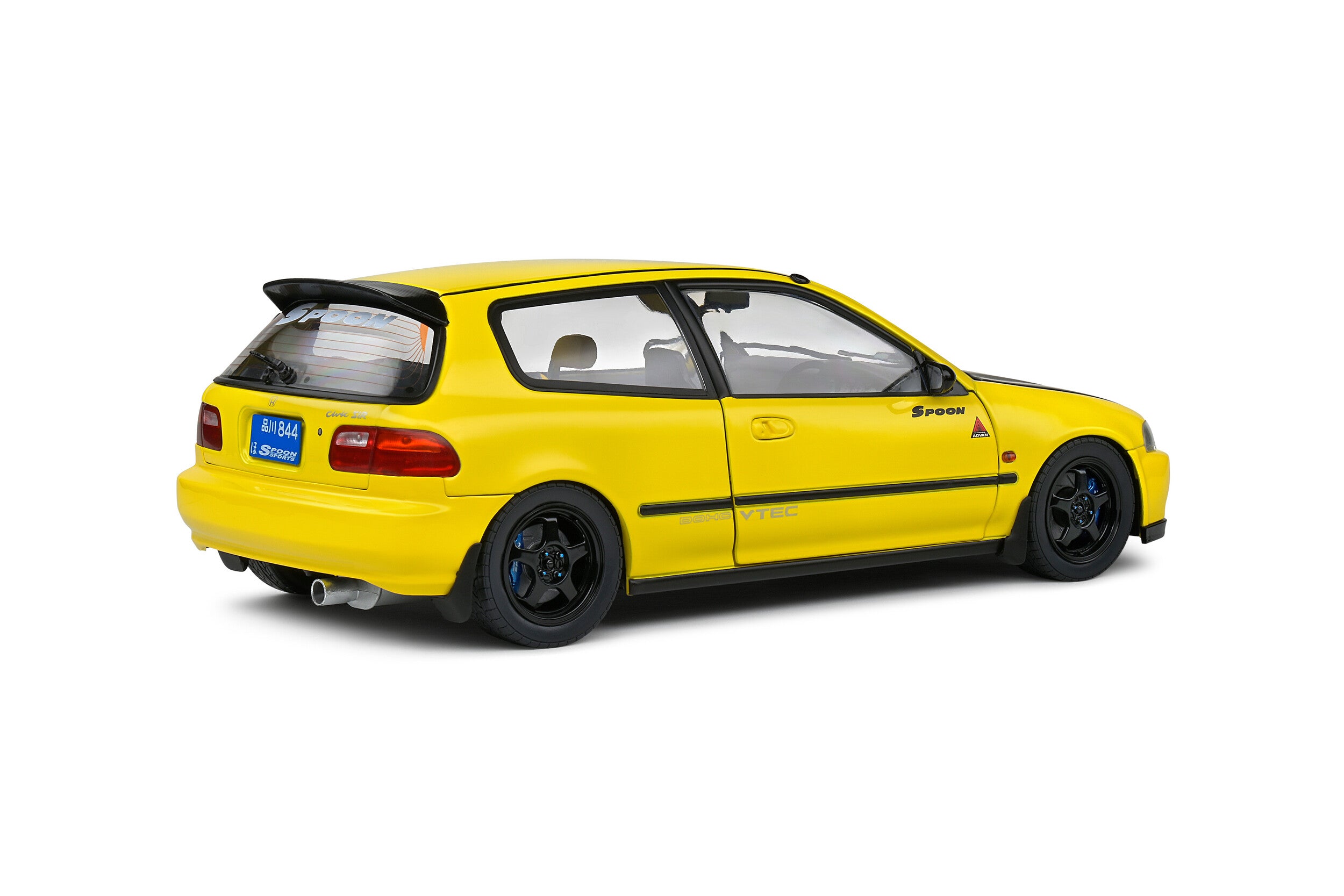 1991 Honda Civic (EG6) Spoon Version Amarillo/Negro 1:18