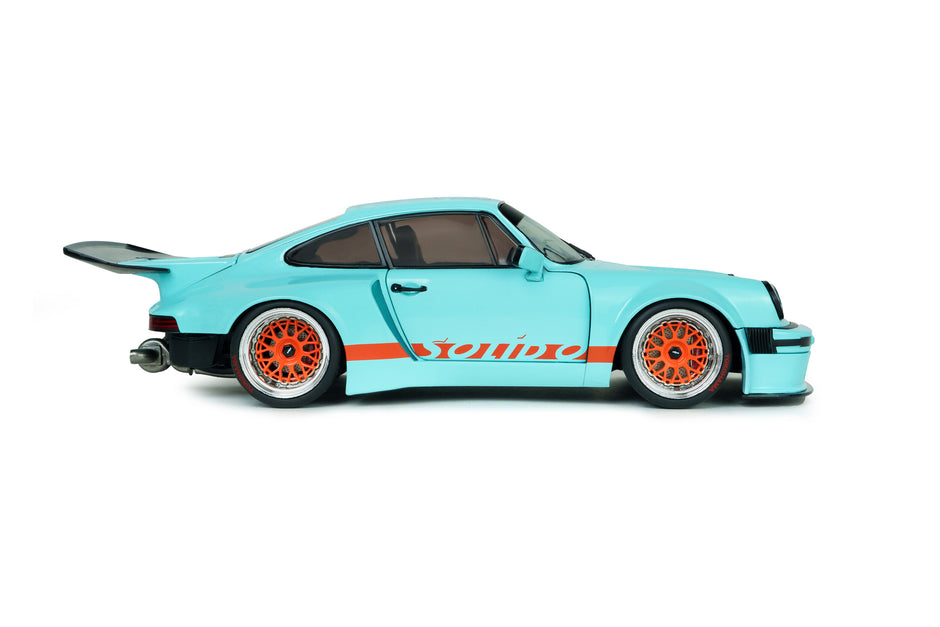 2026 Porsche KS-R de Khyzyl Saleem Azul Carrera/Naranja 1:18 Solido S1810504