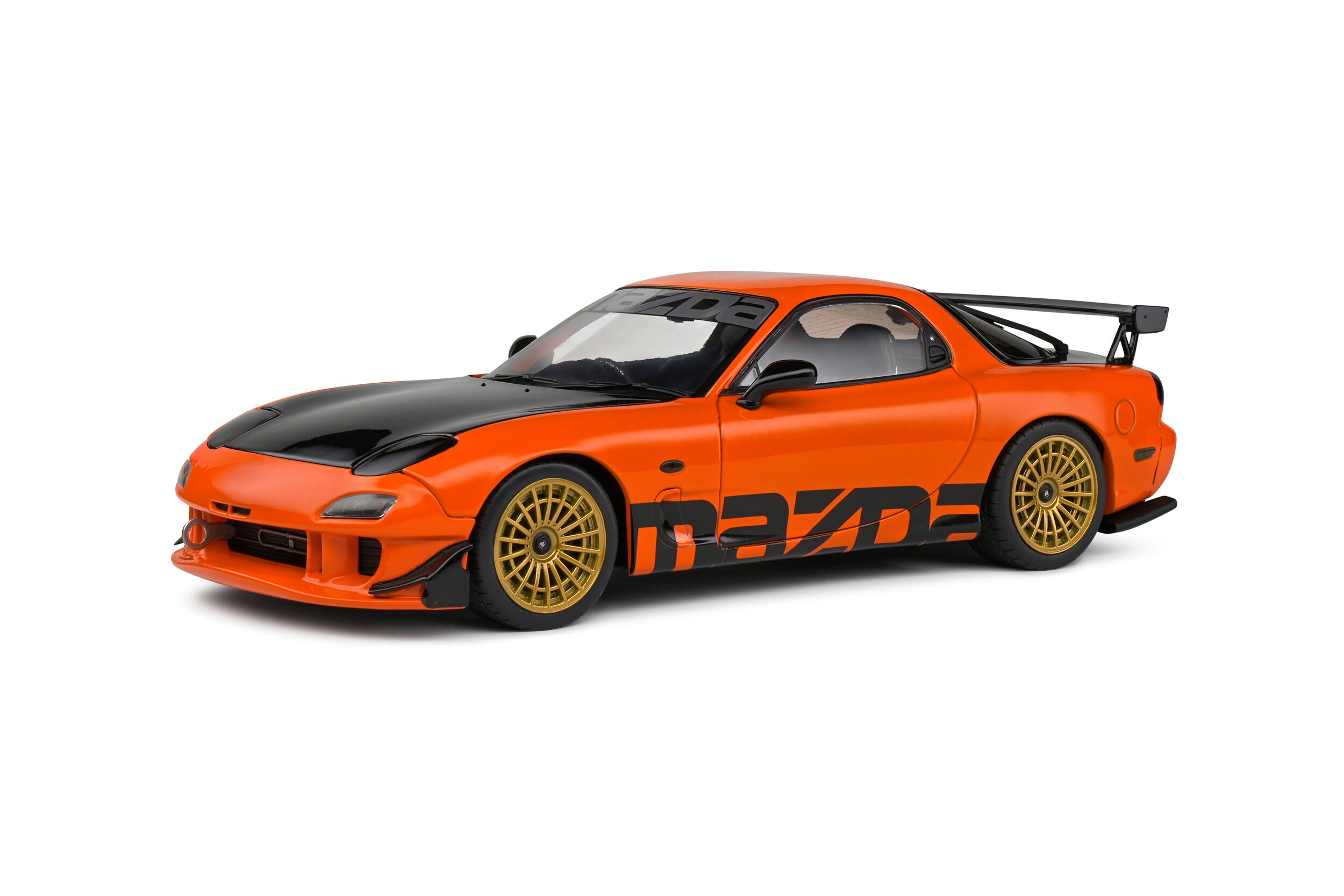 1999 Mazda RX-7 Type RS (FD3RS) Naranja/Negro 1:18 Solido S1810604
