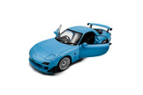1999 Mazda RX-7 Type RS (FD3RS) Azul/Negro 1:18 Solido S1810608