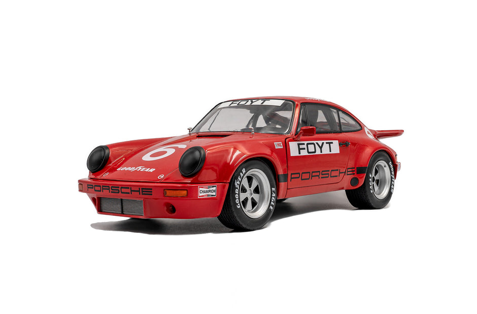 1974 Porsche 911 Carrera 3.0 IROC Race 4 Daytona Nº6 A.J.Foyt 1:18 Solido S1810704