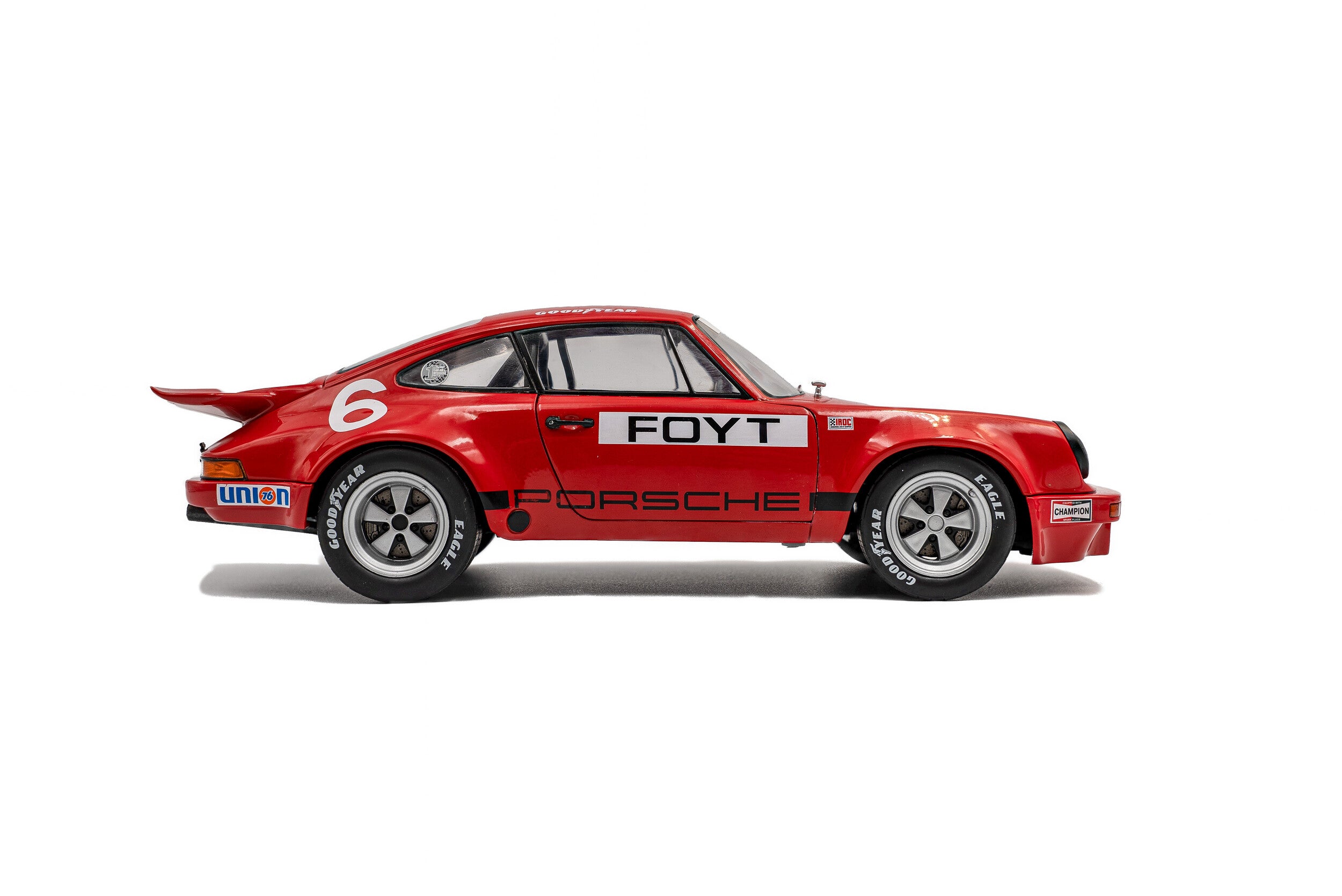 1974 Porsche 911 Carrera 3.0 IROC Race 4 Daytona Nº6 A.J.Foyt 1:18 Solido S1810704