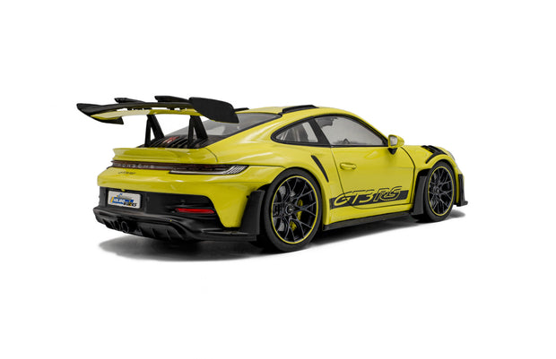 2024 Porsche 911 GT3 RS Tributo Carrera RS Package Lima Neon 1:18 Solido S1812104