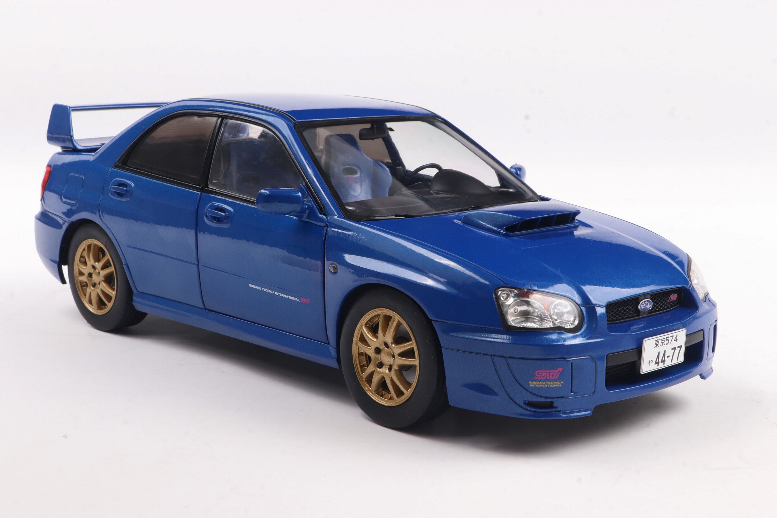2003 Subaru Impreza WRX STI Azul Sónico 1:18 Solido S1812301