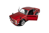 1970 Nissan Skyline (C10) Hakosuka Solido Works Rojo Metalizado 1:18 Solido S1813002