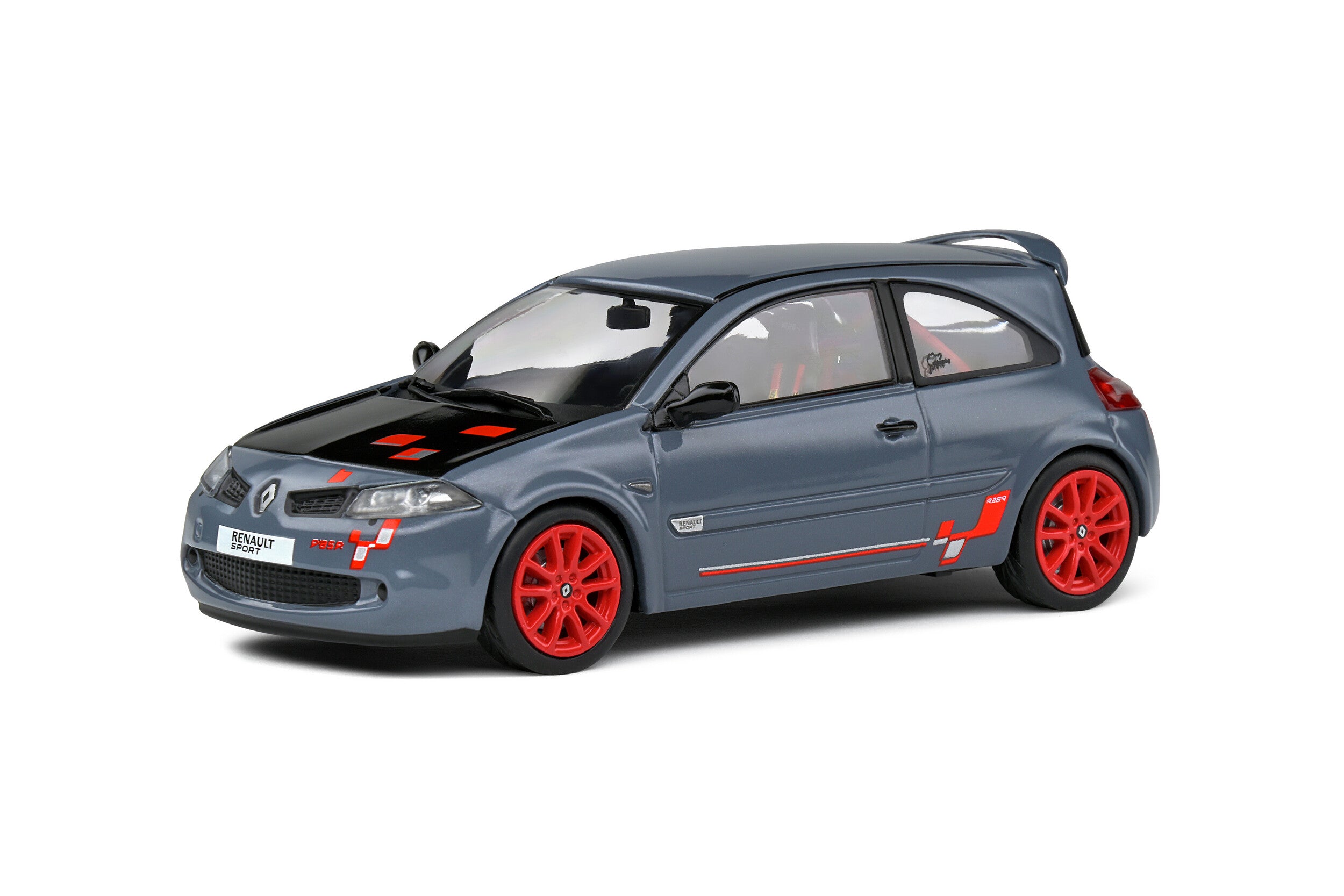 2008 Renault Megane RS R26-R Gris Piedra Lunar 1:43 Solido S4310203