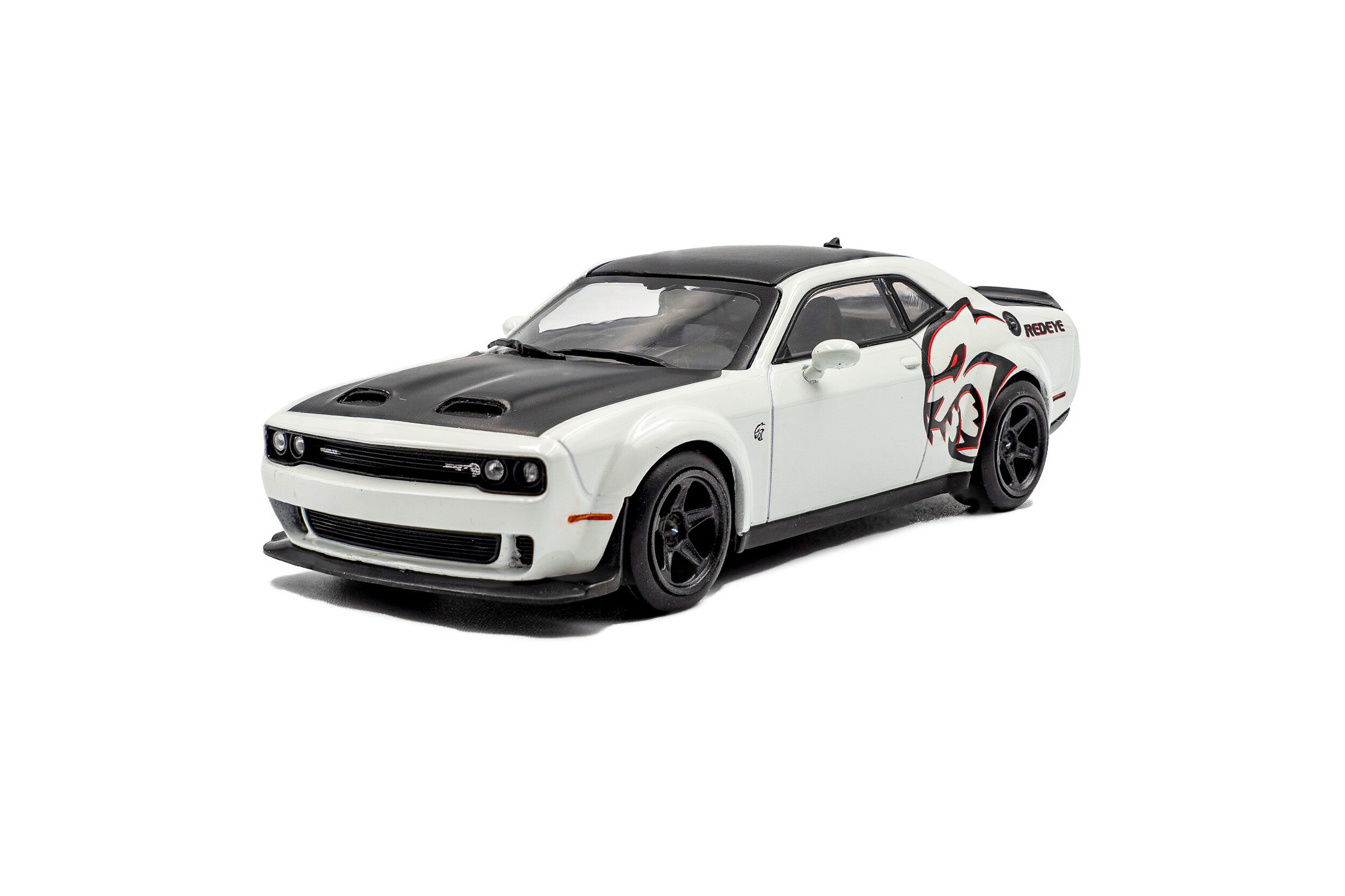 2018 Dodge Challenger SRT Hellcat Redeye Widebody Custom Blanco/Negro 1:43 Solido S4310309