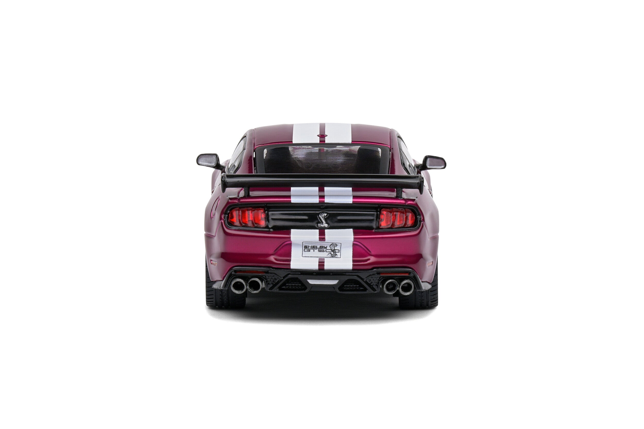 2020 Ford Mustang Shelby GT 500 Fast Track Púrpura Caramelo/Blanco 1:43 Solido S4311510
