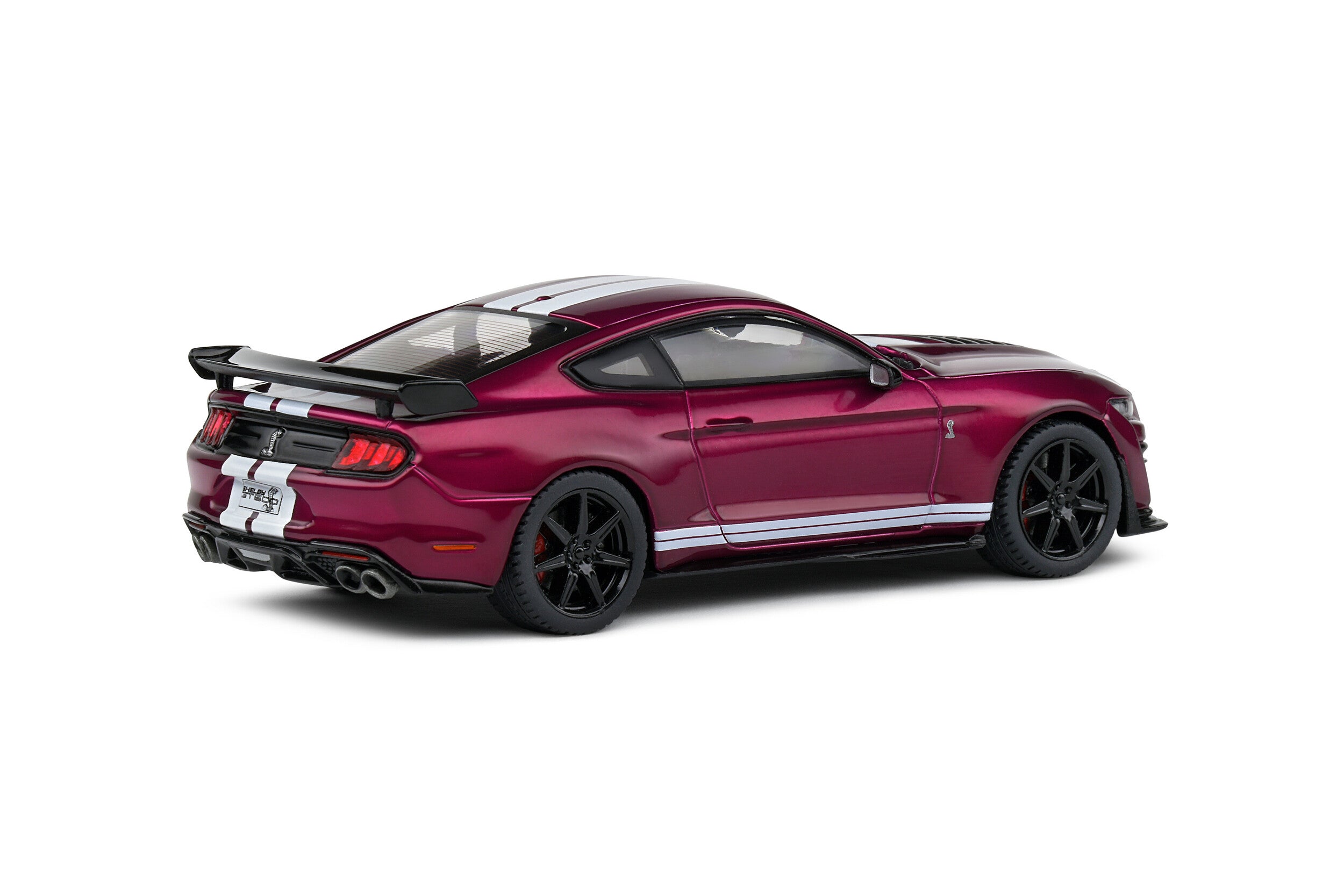 2020 Ford Mustang Shelby GT 500 Fast Track Púrpura Caramelo/Blanco 1:43 Solido S4311510