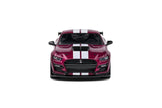 2020 Ford Mustang Shelby GT 500 Fast Track Púrpura Caramelo/Blanco 1:43 Solido S4311510