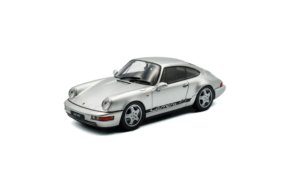 1994 Porsche 911 (964) RS Plata con Franja Negra 1:43 Solido S4312904
