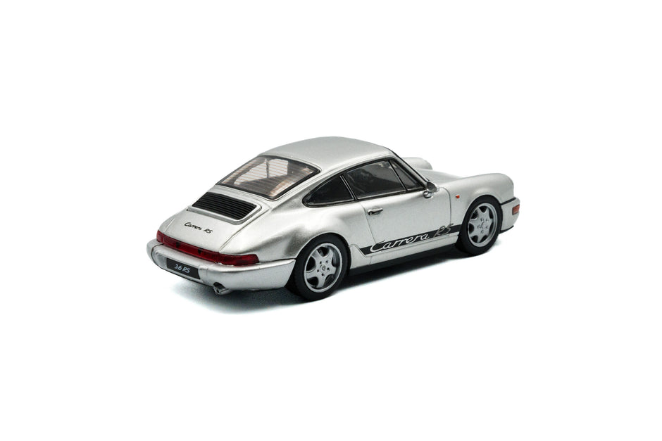 1994 Porsche 911 (964) RS Plata con Franja Negra 1:43 Solido S4312904