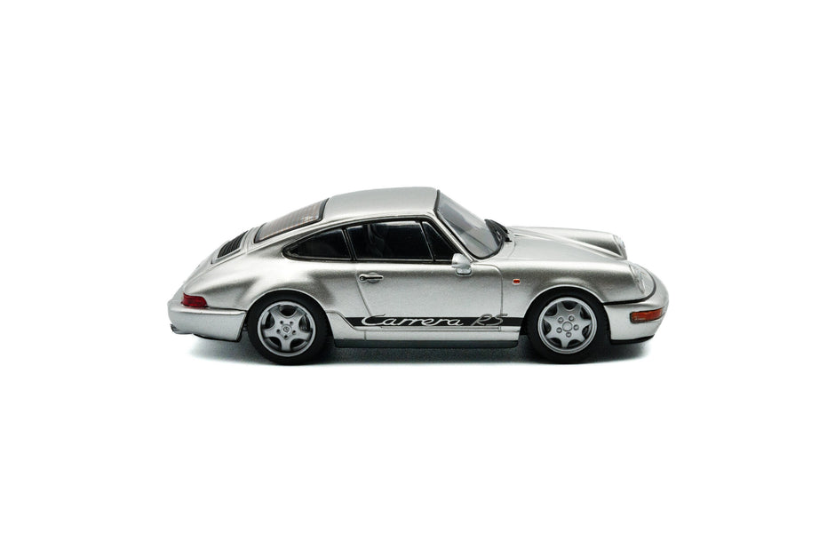 1994 Porsche 911 (964) RS Plata con Franja Negra 1:43 Solido S4312904